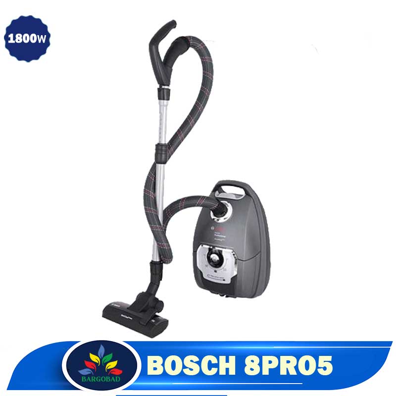 جاروبرقی بوش 8pro5 توان 1800 وات کمپرسوری BGL8PRO5IR